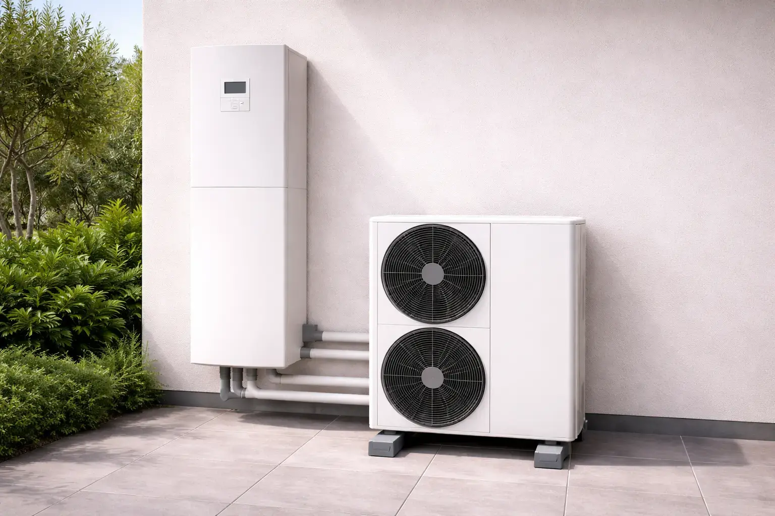 Instalación de aerotermia en Sant Cugat del Vallès